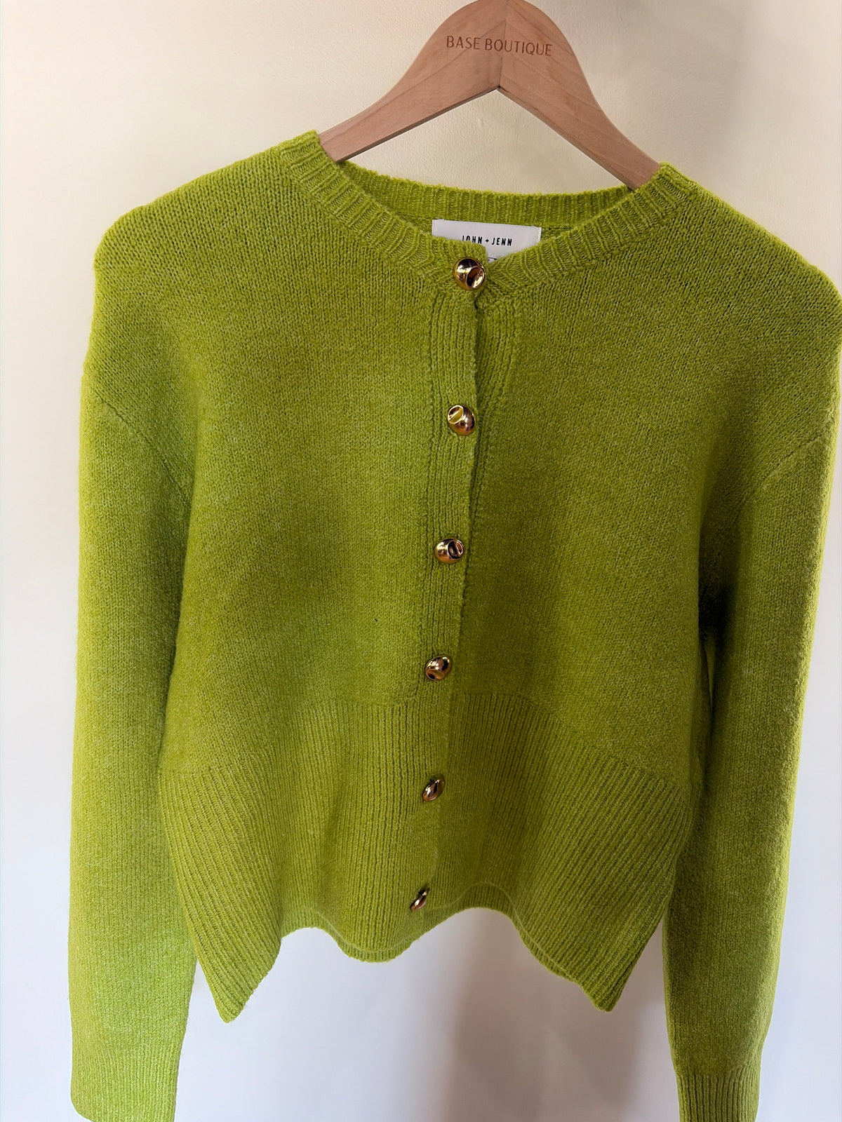 Chartreuse Cardigan