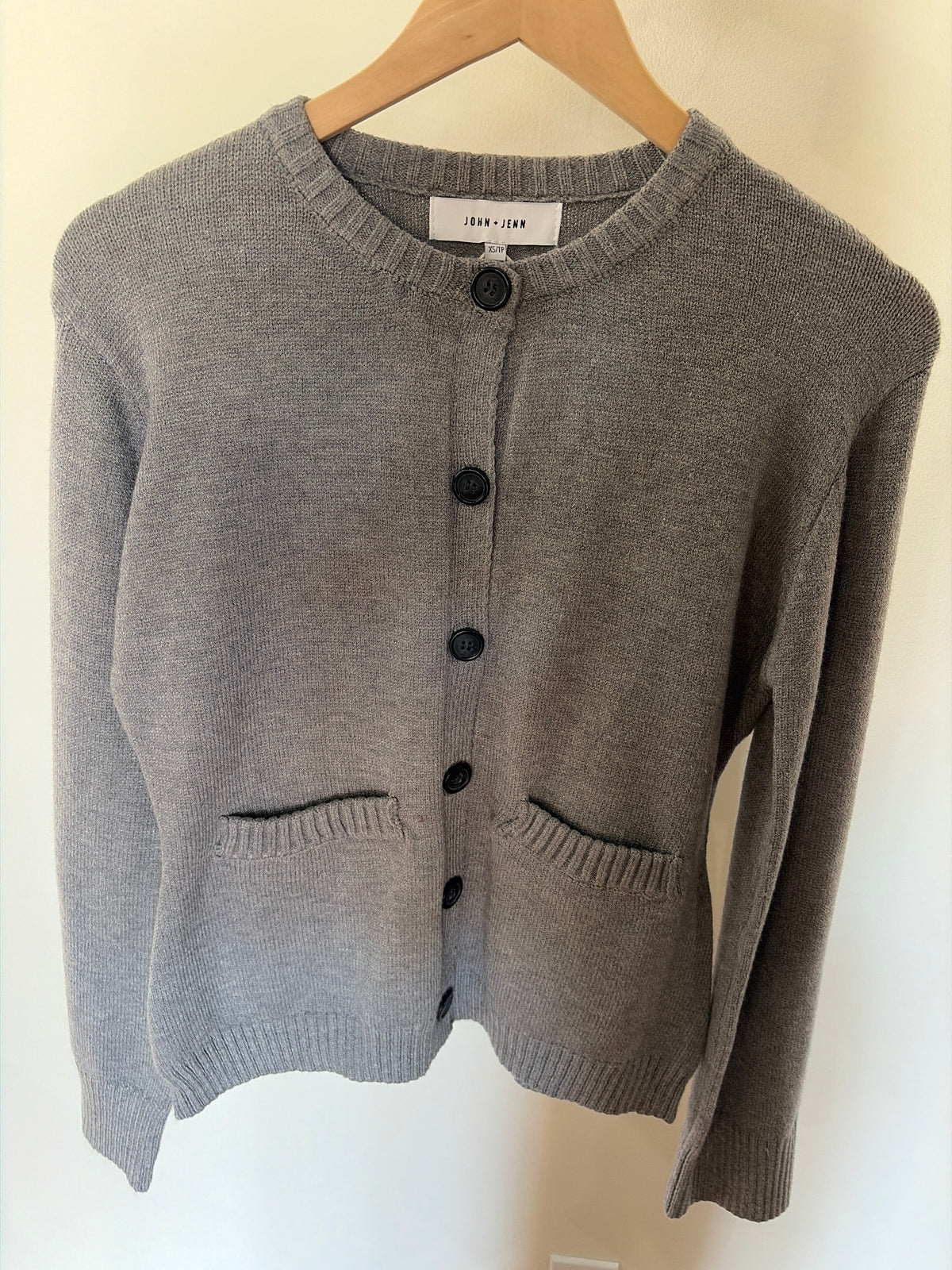 Grey Oversized Cardigan