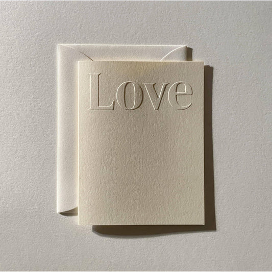 Love Card - Cream