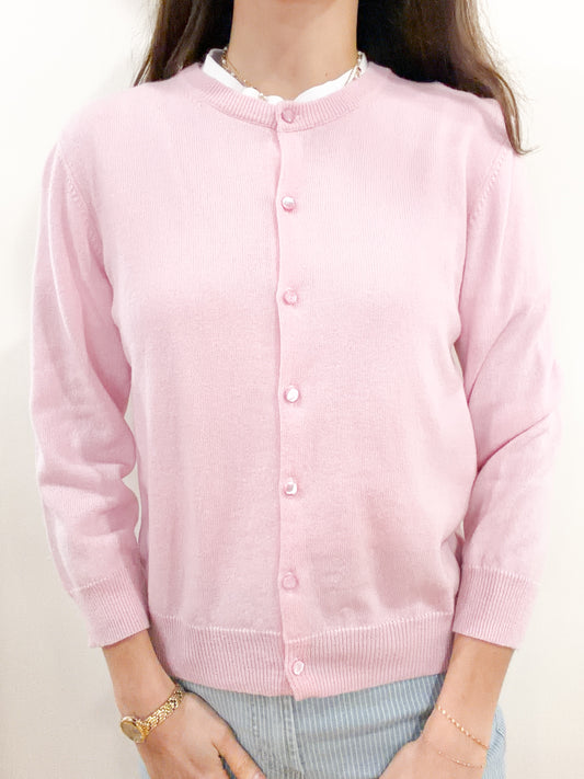 Light Pink Cashmere Baby Cardigan