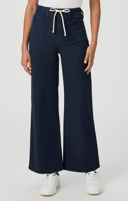 Ari Navy Tie Waistband Pants