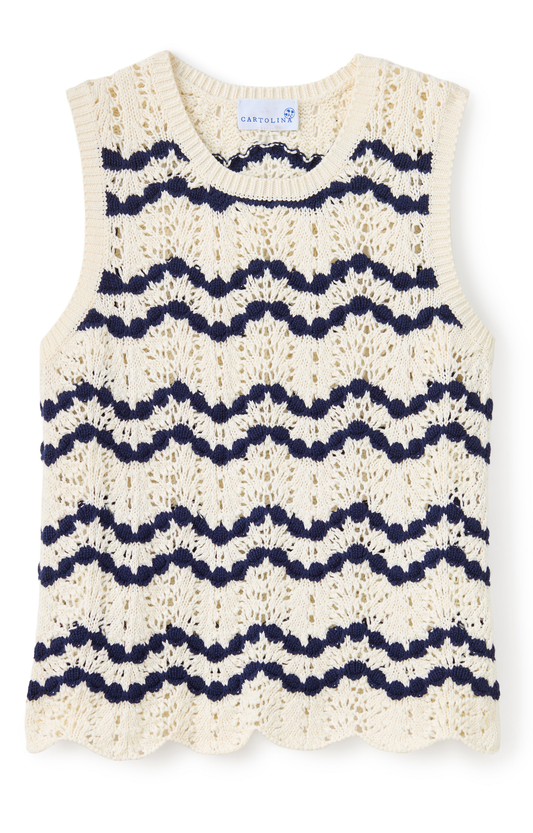 Beach Waves Knit Tank