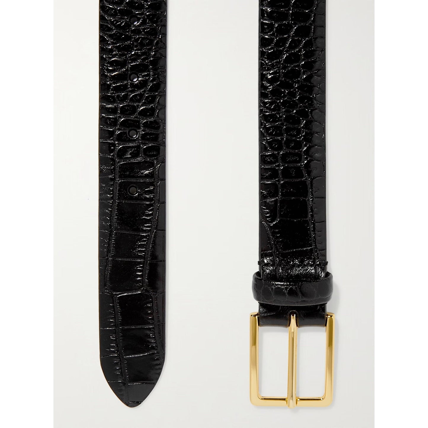 Black Crocodile Belt