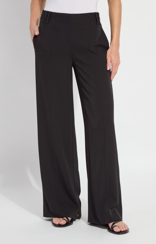Black Elastic Waistband Trousers