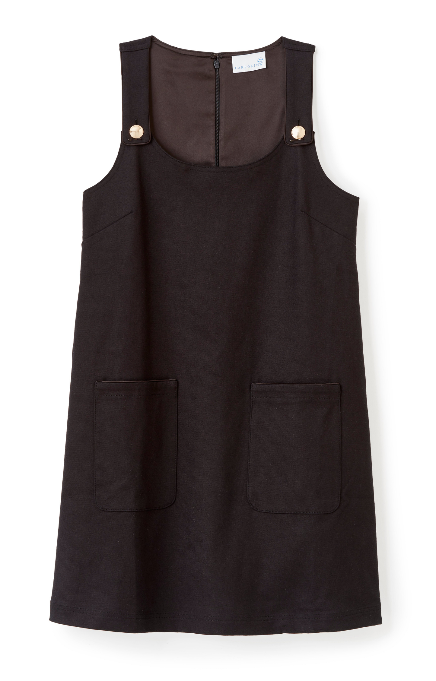 Black Ponte Mini Dress