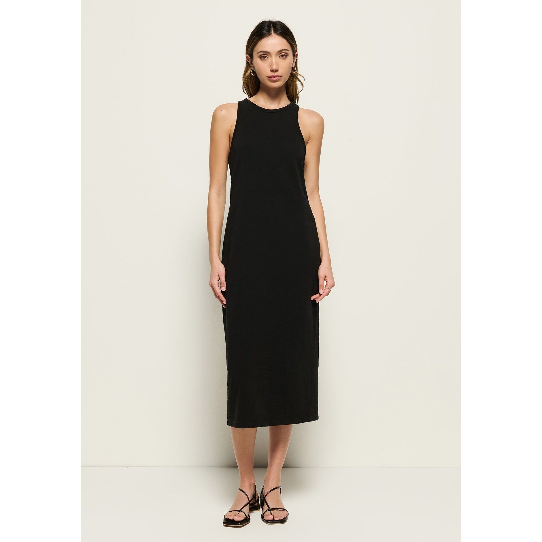 black midi tank dress Dani L 10 Bridal Lehenga Designs Size:16 (US) / 41 (EU) Season_Spring Summer Autumn weight transitions seamlessly from