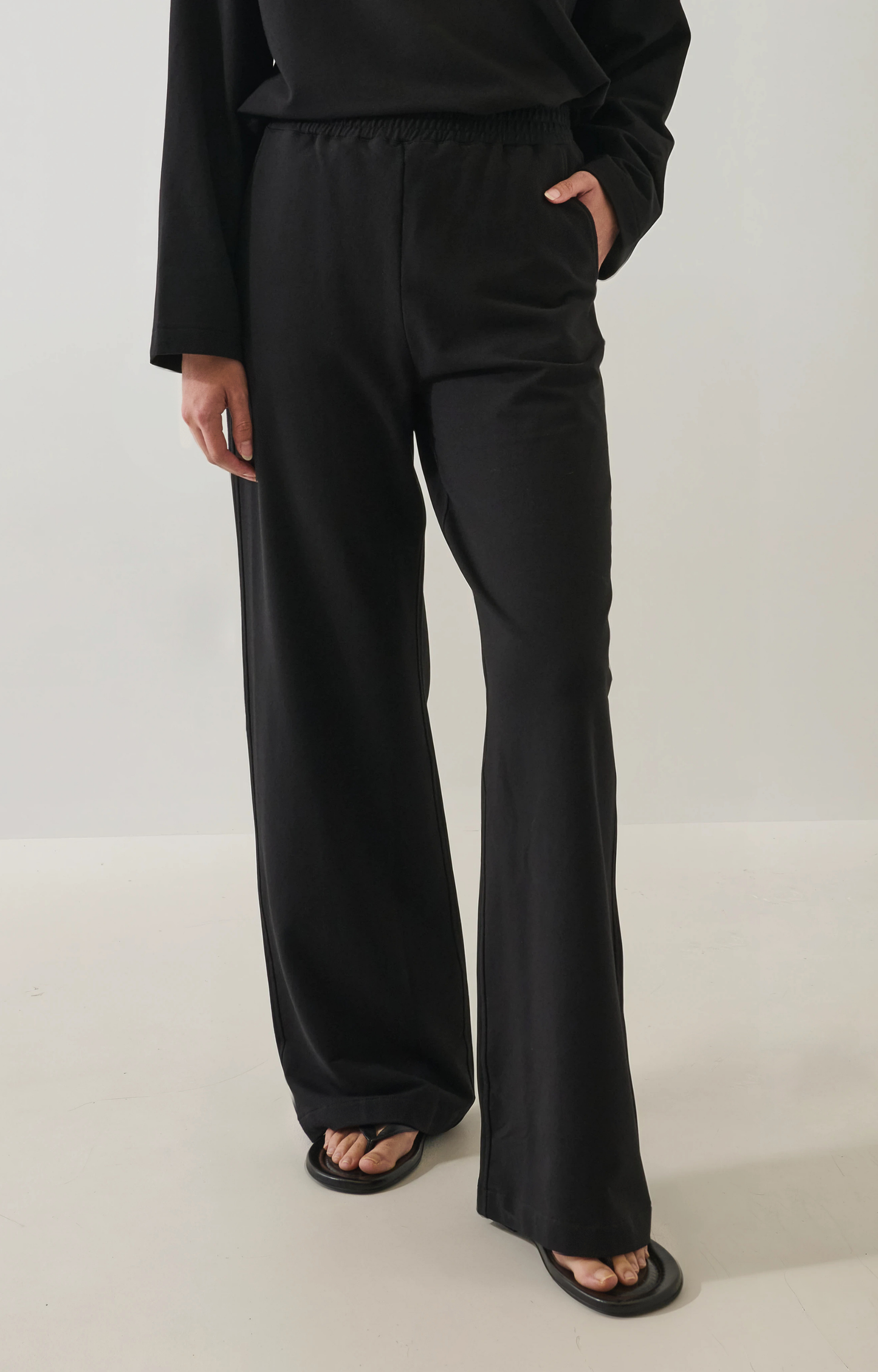 Black Terry Sweatpants