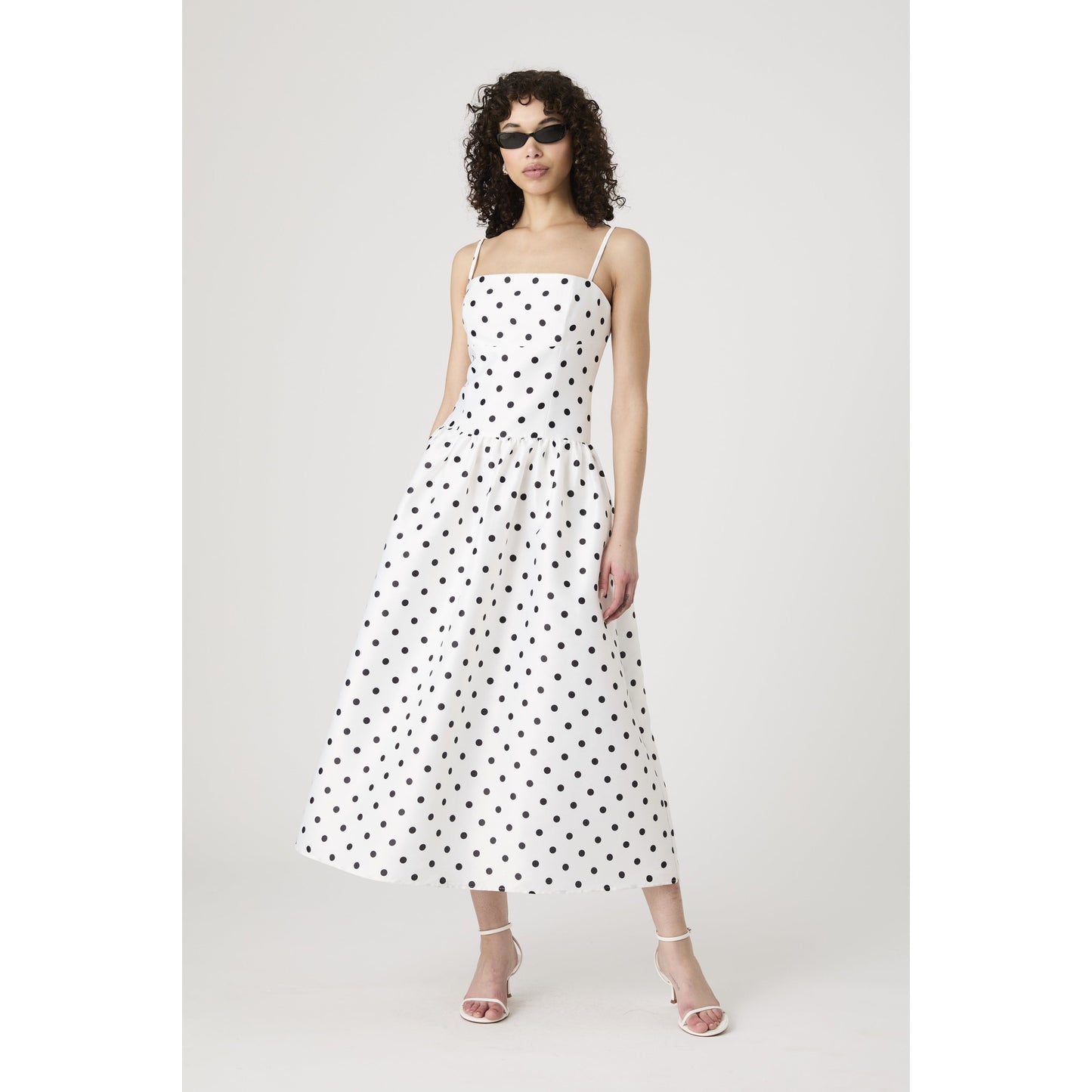 Black and White Polka Dot Dress