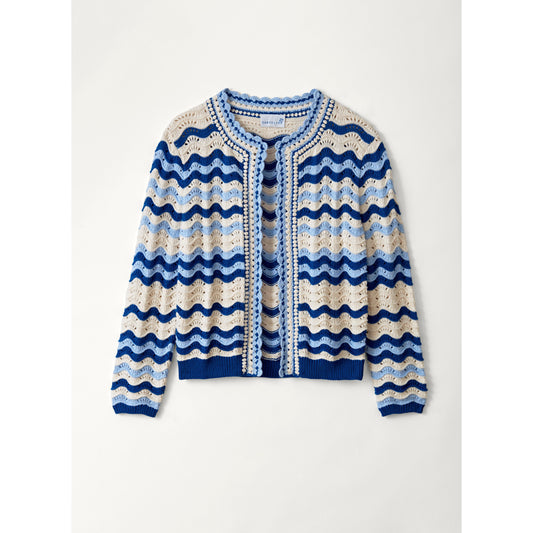 Blue Waves Cardigan
