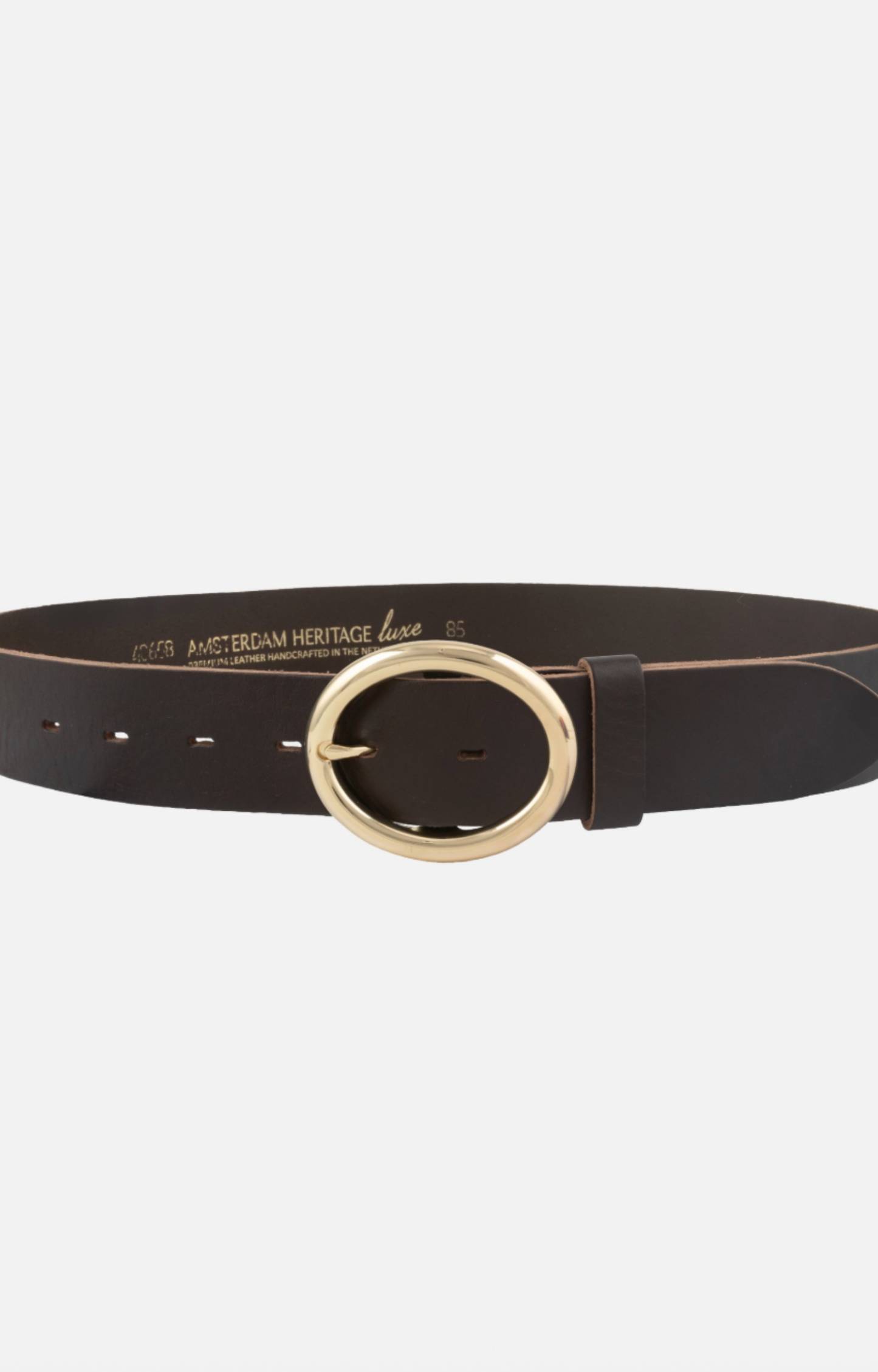 Brown Round Buckle