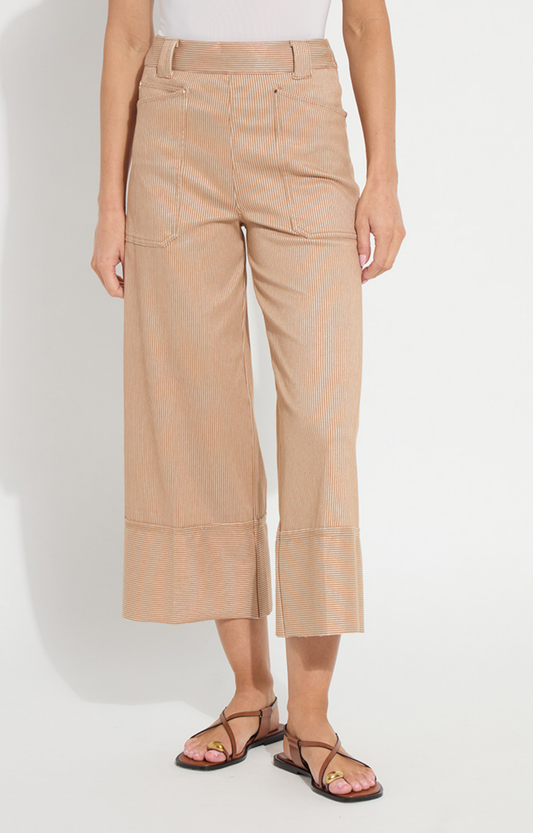 Camel/Champagne Stripe Pants