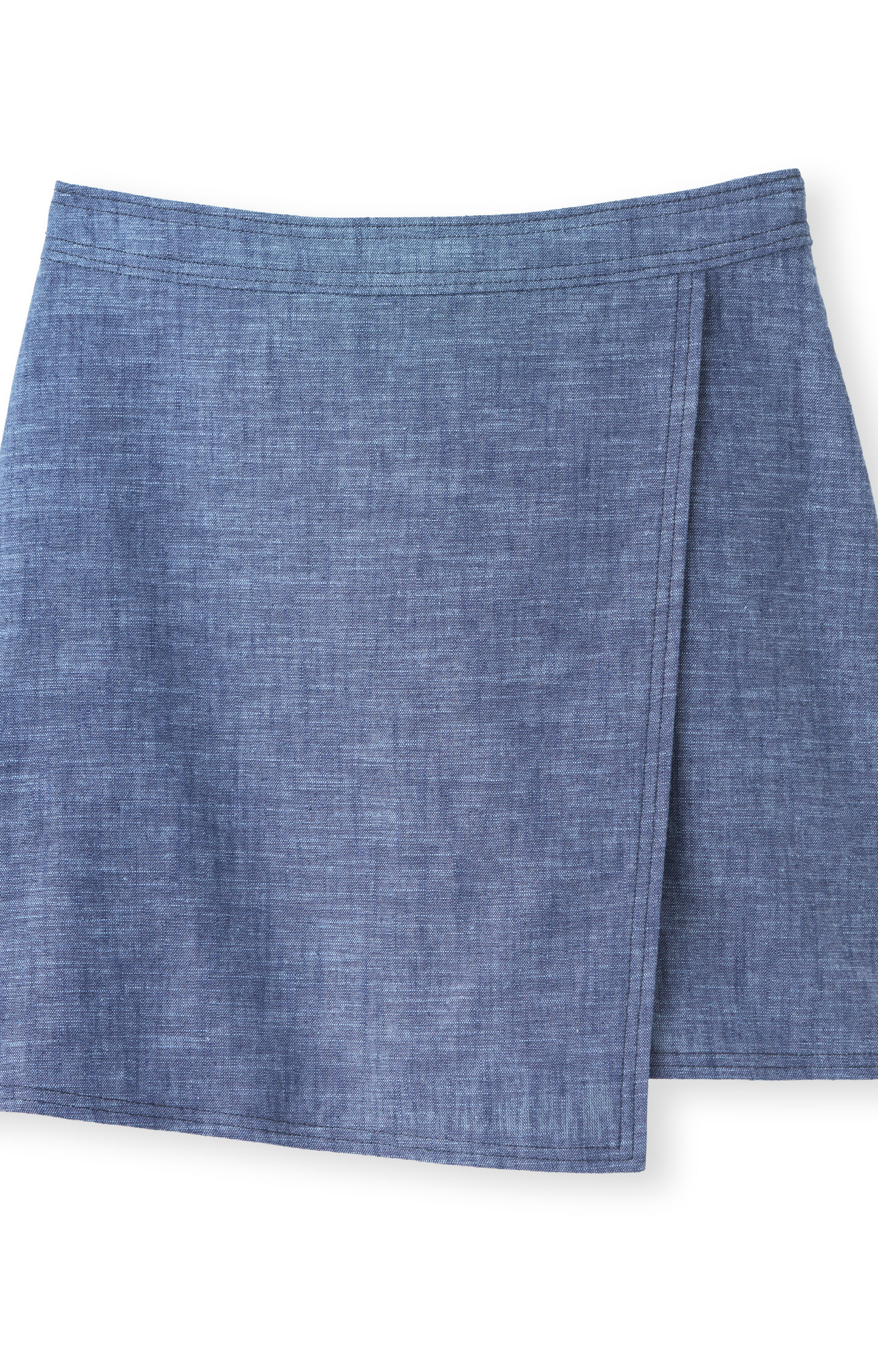 Chambray Linen Skort