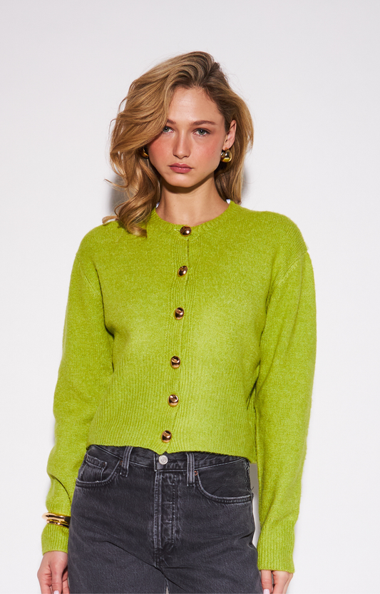 Chartreuse Cardigan