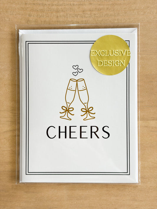 Cheers Champagne Card