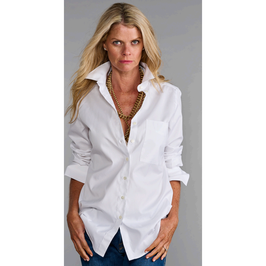 Classic White Button Down Shirt