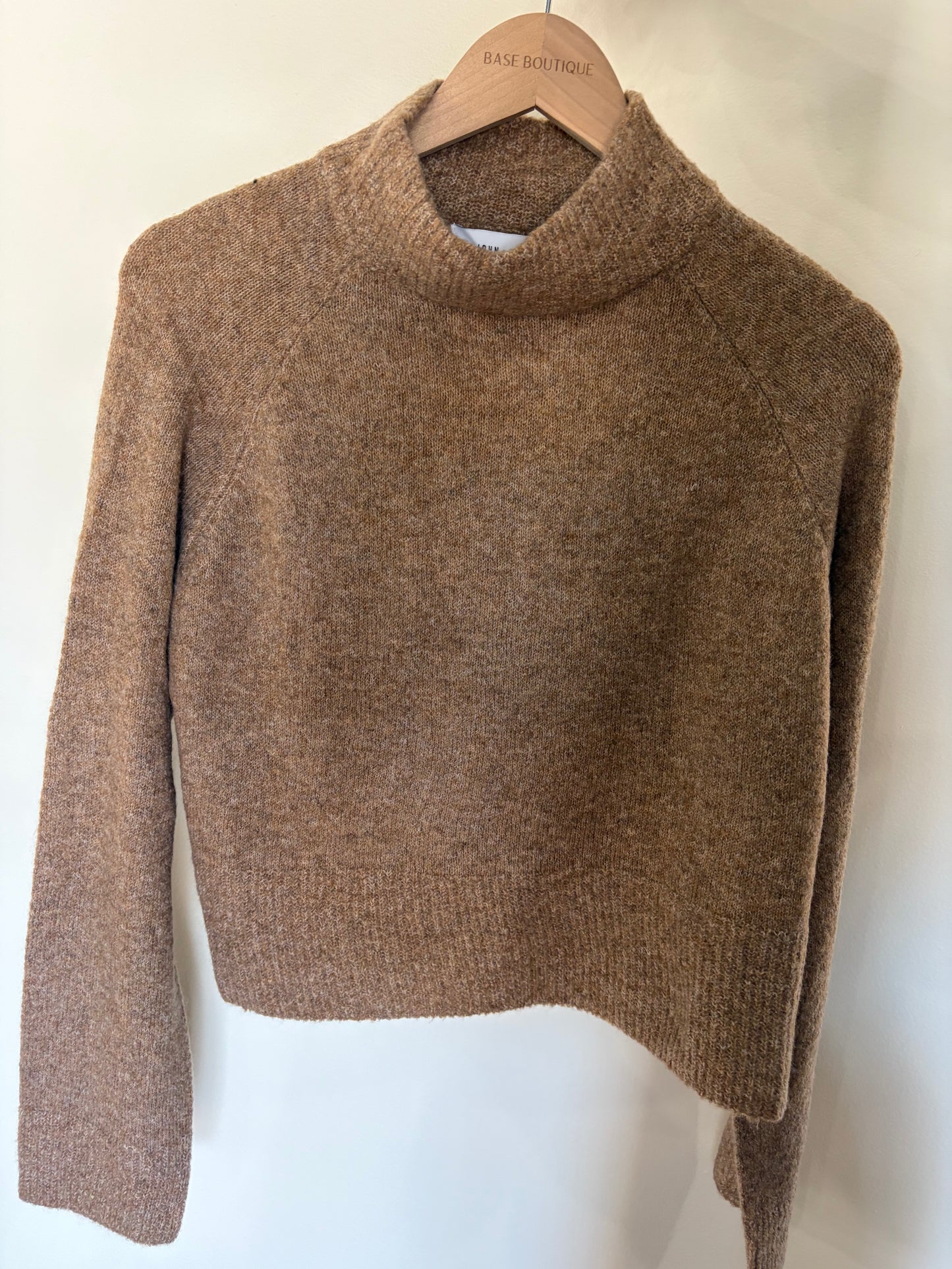 Olivia Camel Turtleneck Sweater
