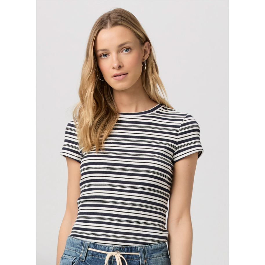 Ink Blue/Ivory Striped Shirt