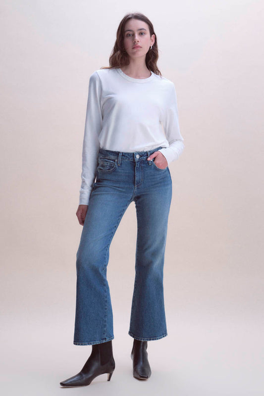 Karla Cropped Boot Cut Jean