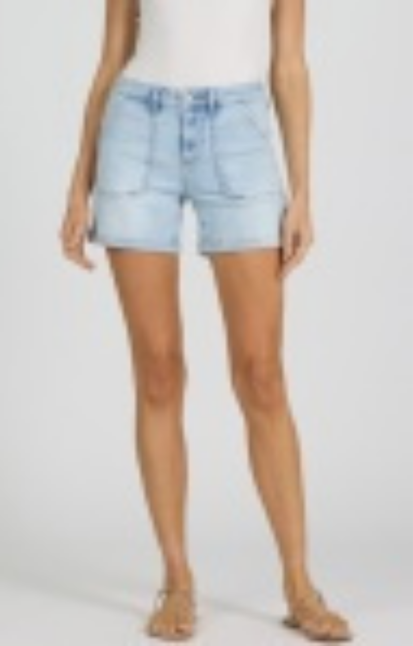 Light Wash Denim Shorts