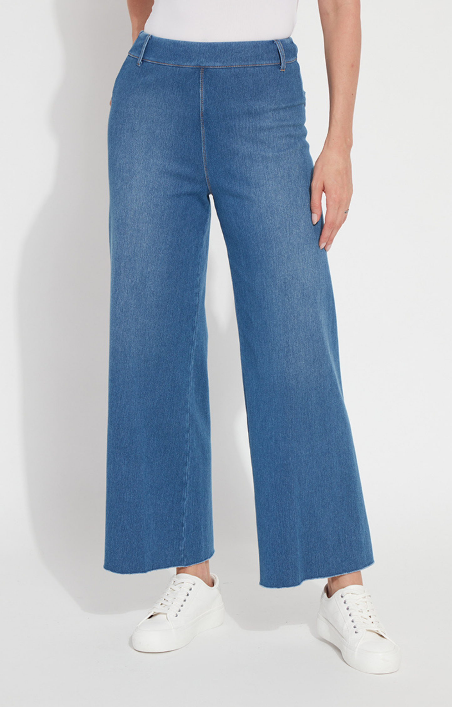 Medium Wash Wide Leg Jeans