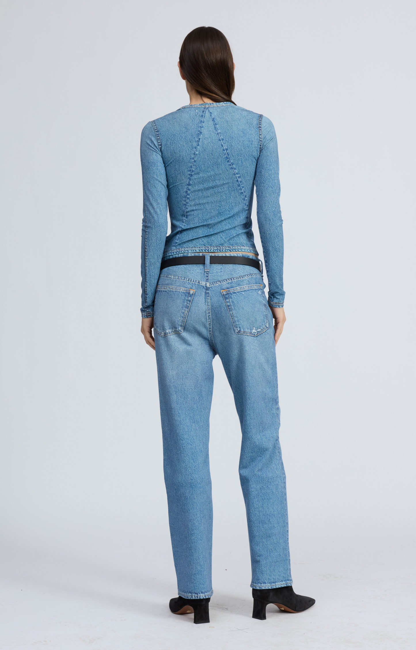 Miramar Shea Straight Leg Terry Jeans