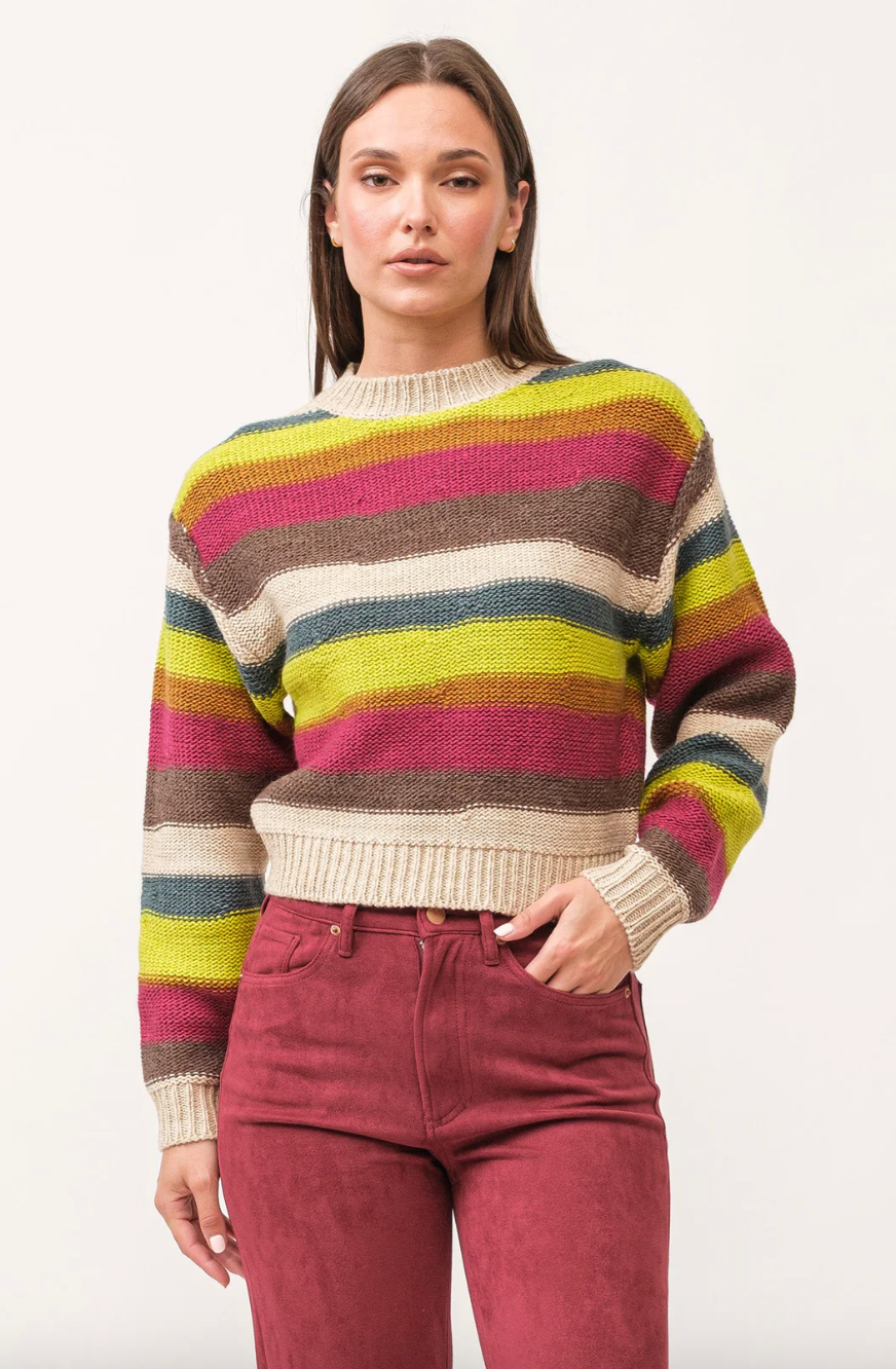 Multicolor Striped Sweater