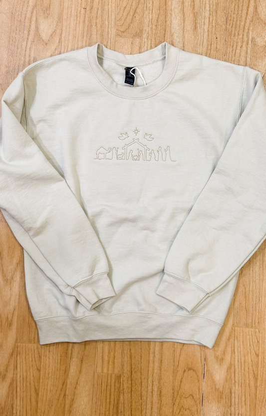 Nativity Scene Sweatshirt