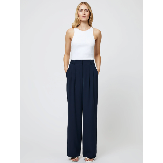 Navy Suiting Trousers