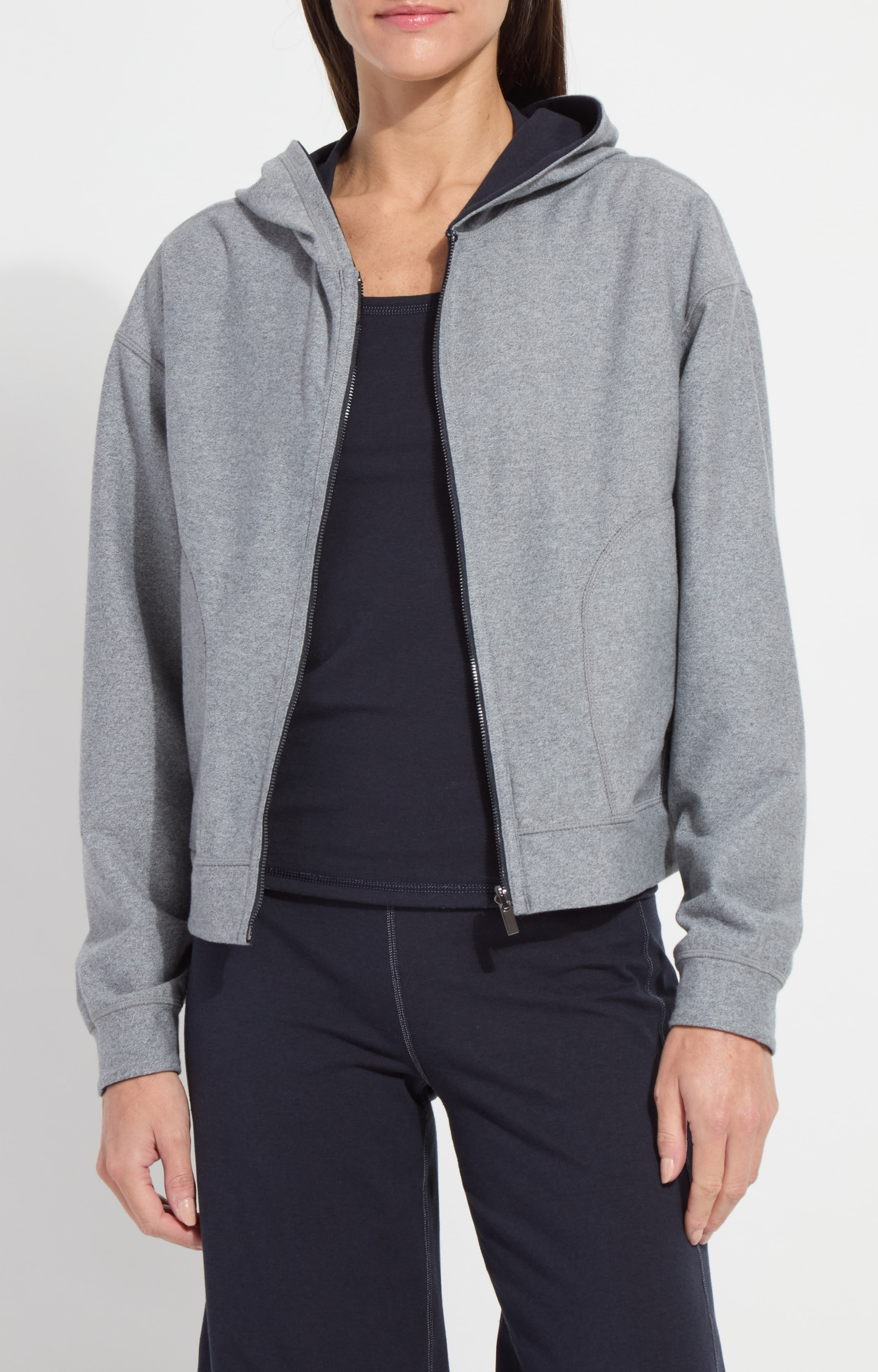 Navy/Grey Reversible Zip-Up