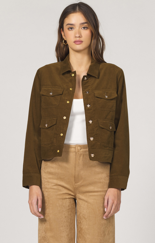 Olive Corduroy Jacket