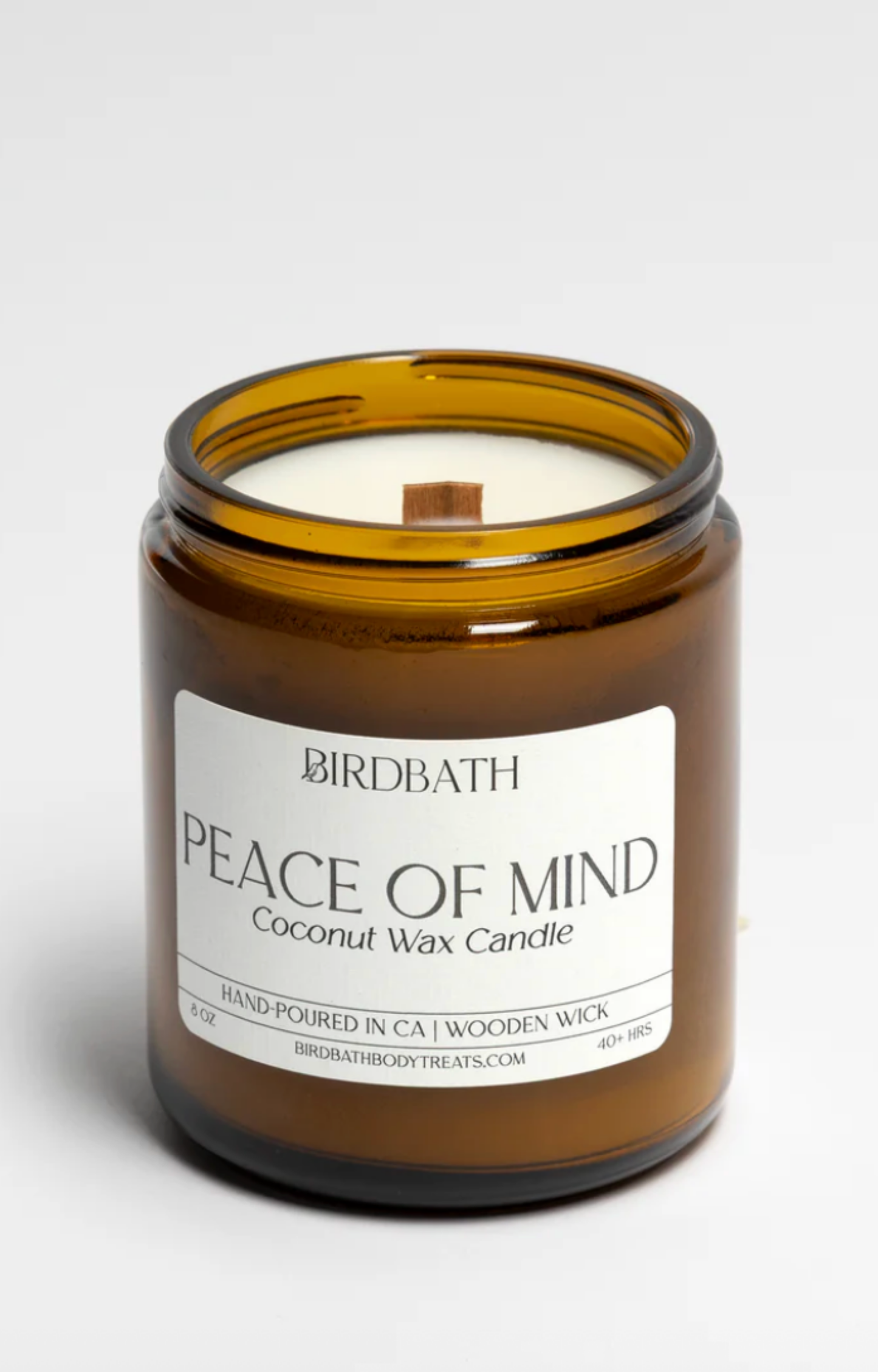 Peace of Mind Wood Wick Candle