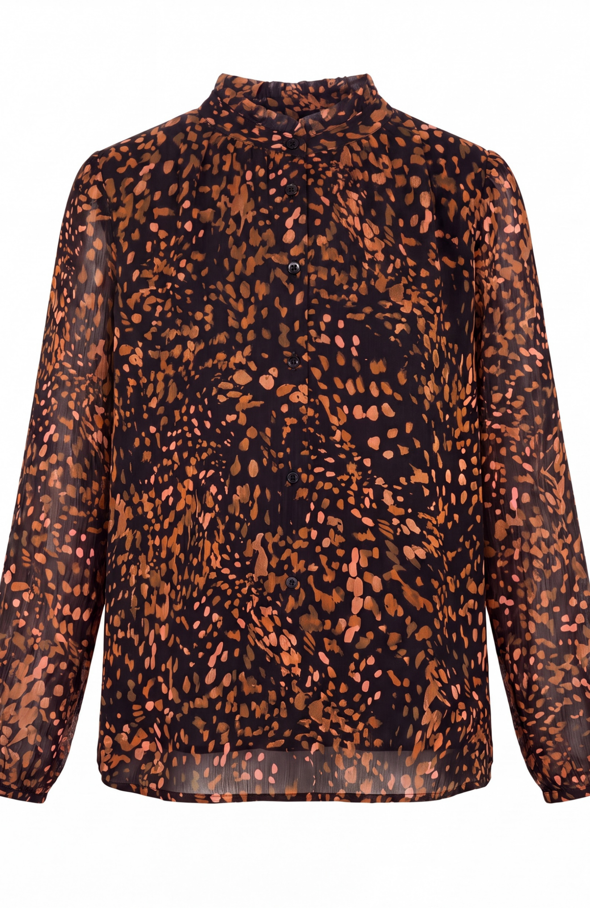 Pink/Rust Printed Blouse