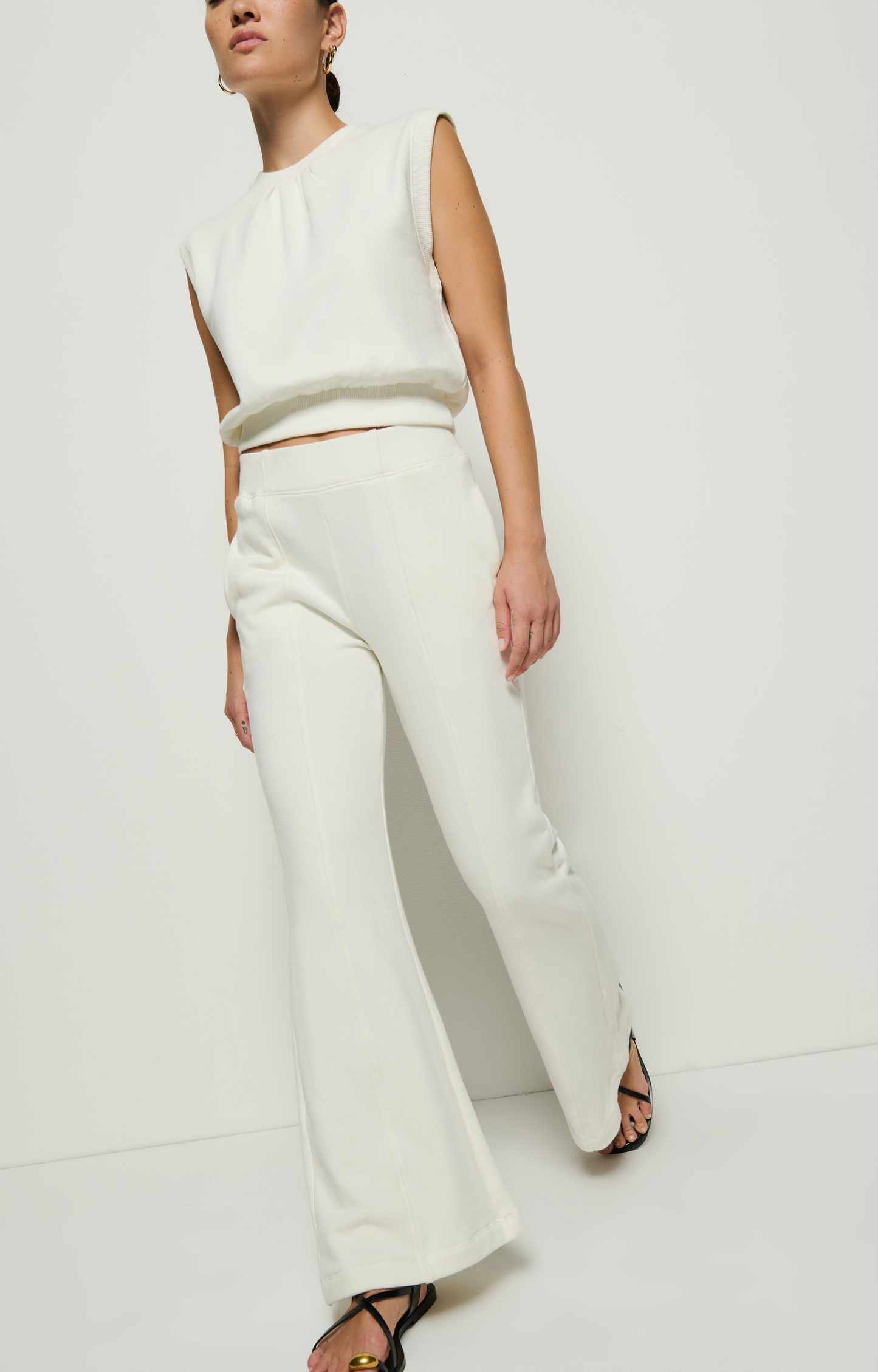 Porcelain Seam Front Sweatpants
