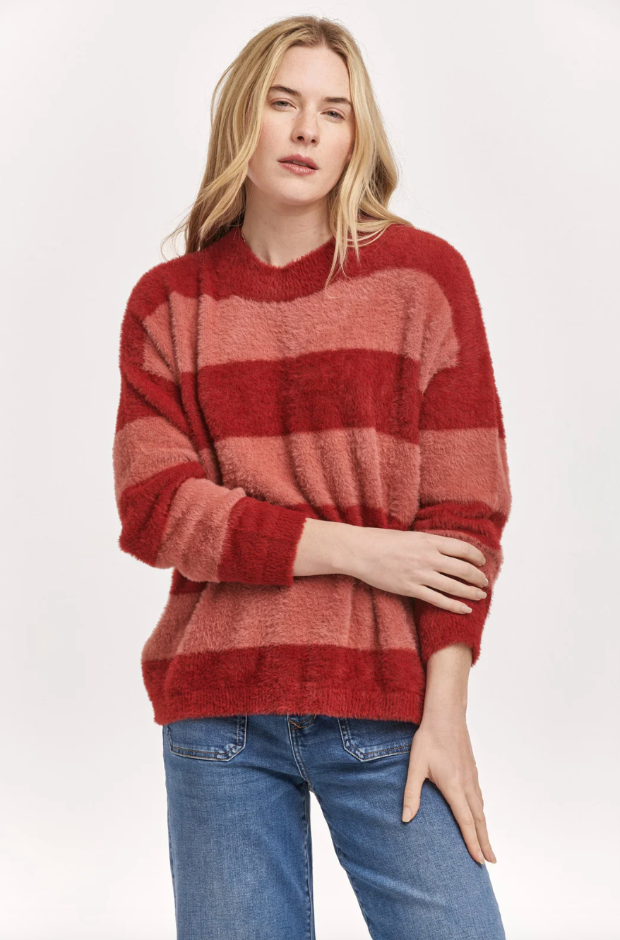 Red Striped Sweater