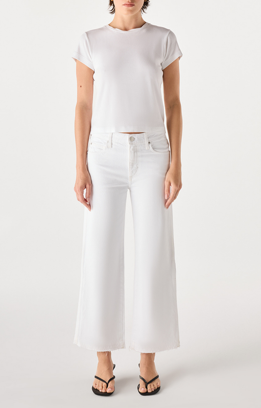 Robbie White Mid Rise Flare Jean