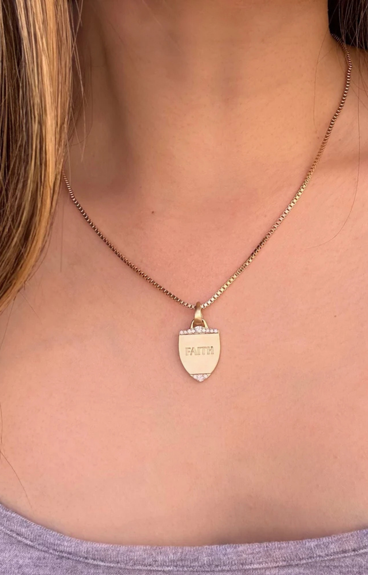 Shield of Faith Necklace