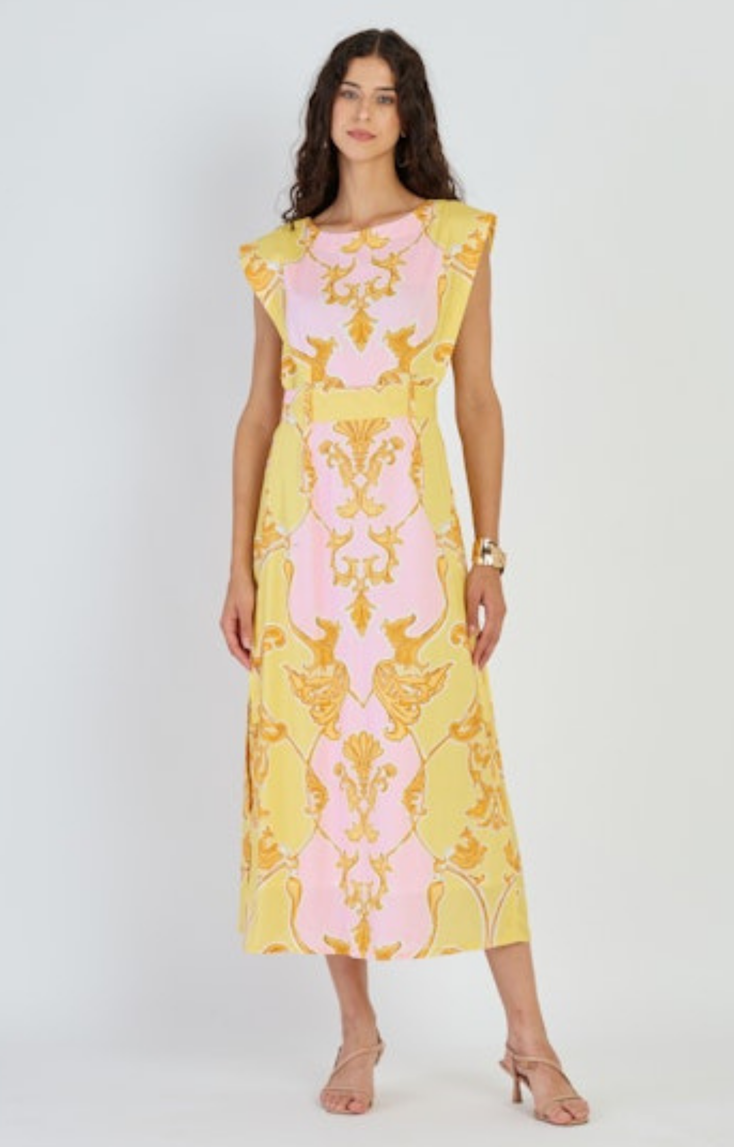 Sirens Blush Midi Dress