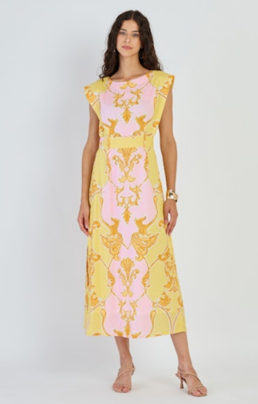 Sirens Blush Midi Dress