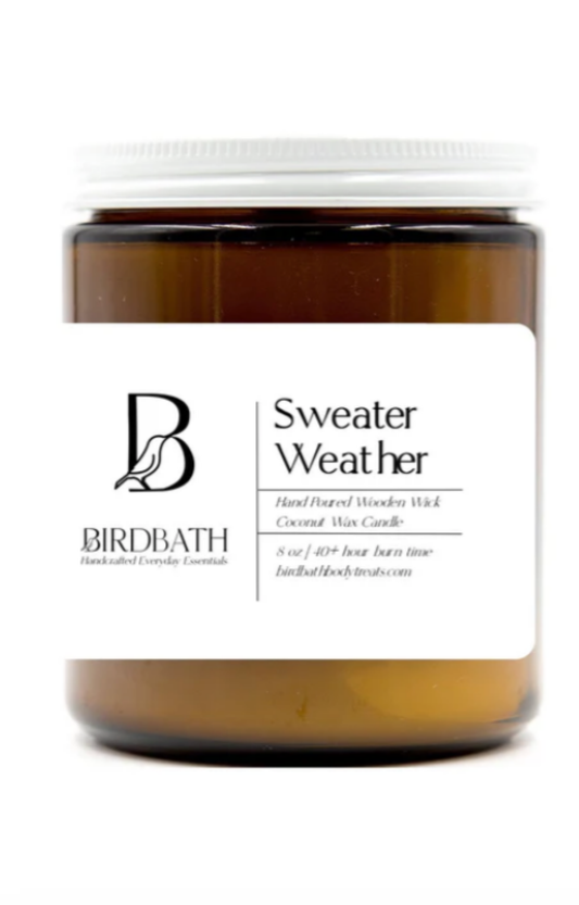 Sweater Weather Wood Wick Candle