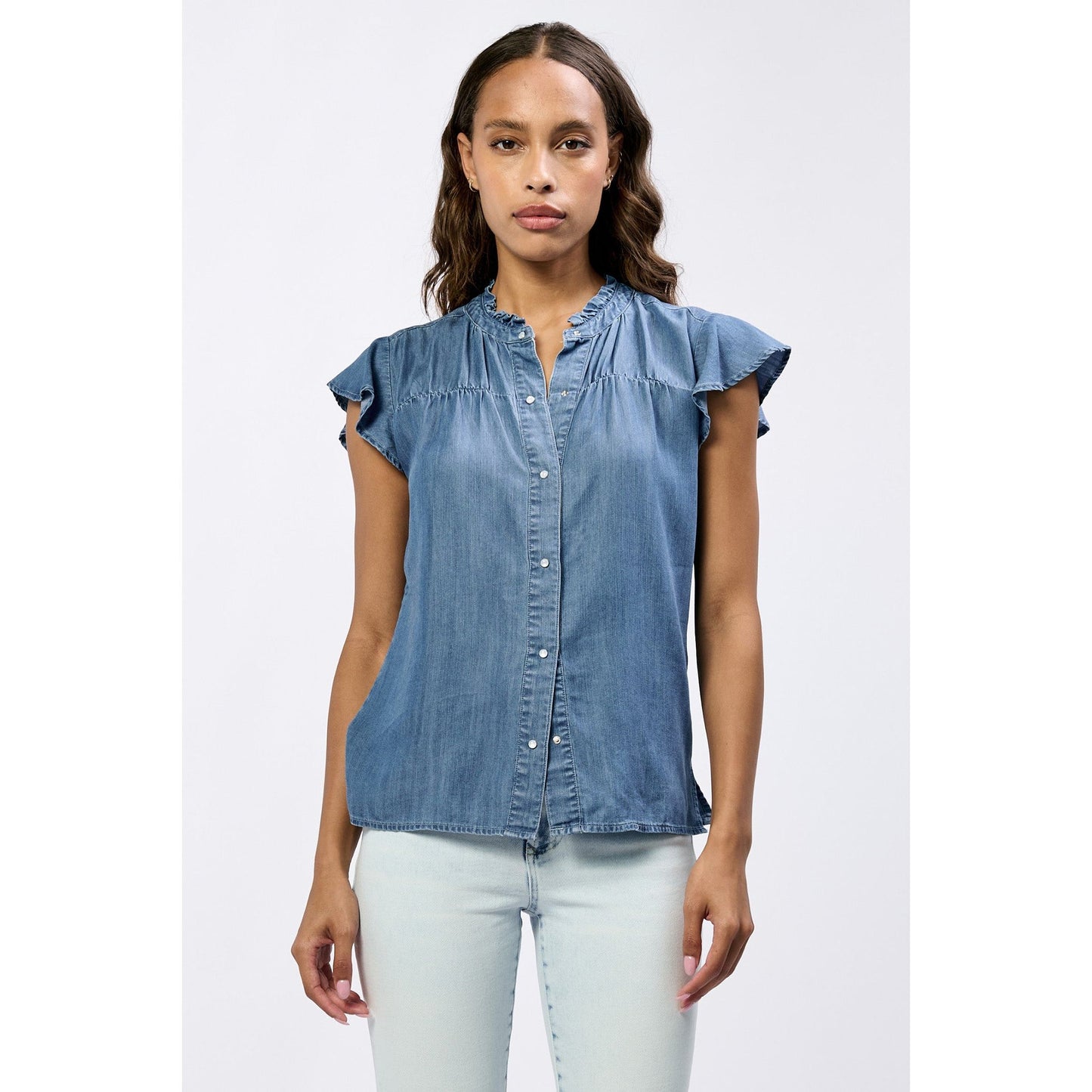 Tencel Chambray Blouse