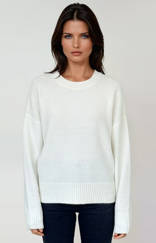 White Pullover Sweater