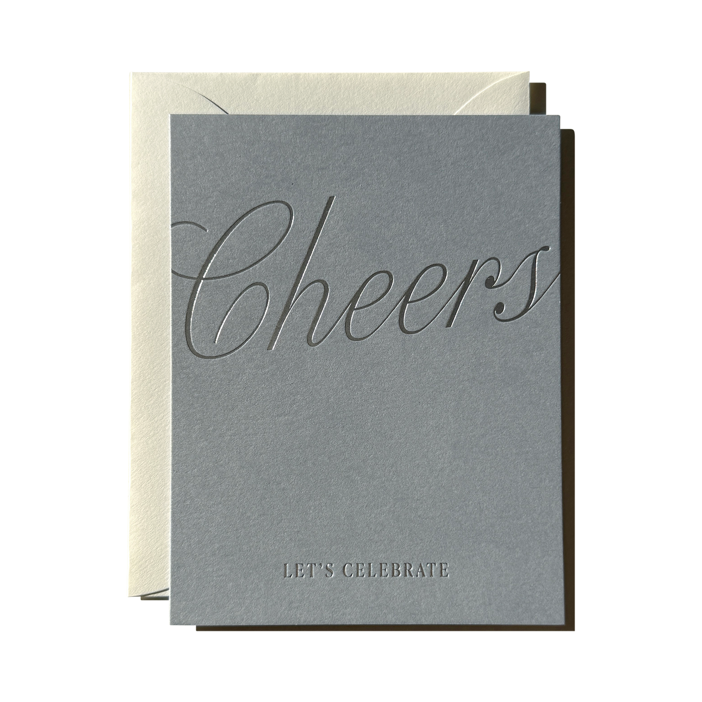 Cheers Card - Blue/Silver